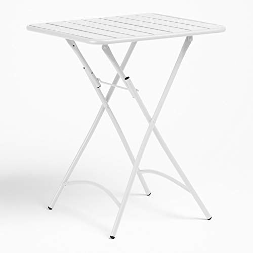 SKLUM Gartentisch quadratisch 60x60 cm klappbar aus Stahl Janti -