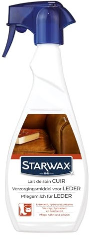 STARWAX - Pflegetücher Leder - Reinigt sanft und frischt auf - Mit Lanolin - Schutz vor Austrocknen - Ohne Lösemittel - - 18 Tücher