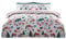 furn. Weihnachten zusammen Bettbezug-Set, Polycotton, Multi, Double