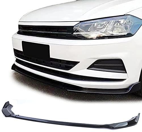 Frontspoiler Cup Lippe Sport Optik Schwarz Glanz für VW Polo VI 2G AW ab 17