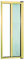 Zanzariera a rullo in alluminio per porte/balconi con profilo riducibile/regolabile avvolgimento orizzontale (150x250cm, Oro)
