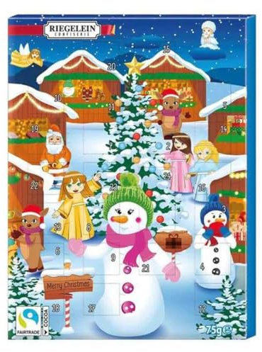 Riegelein Confiserie Schokoladen Adventskalender, 75 g