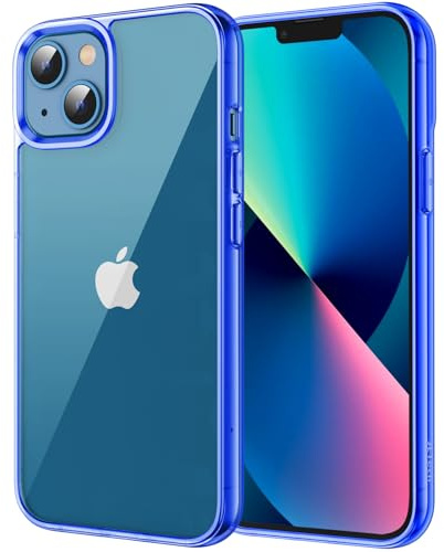 JETech Hülle für iPhone 13 mini, Anti-Vergilbung, Blau