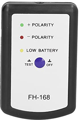Qiilu Speaker Polarity Tester, Phase Tester Audio Speaker Horn Positive Negative Polarity PH Phasemeter For Auto
