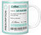 Mug Monster - Prescription for Coffee Mug, Personalised Leaving Gift for Colleague - Ceramic Coffee Mug/Cup, Gift for Men or Women, Extra Large and Giant Mug Available, 20oz White Mug