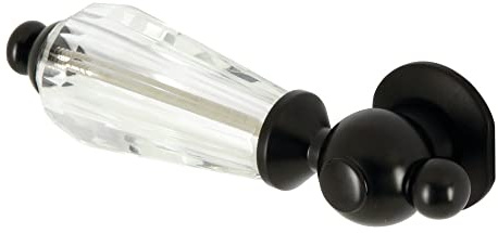 Kingston Brass KTWLL0 Wilshire Front Mount Toilet Tank Lever, Left/Right Installation in Matte Black