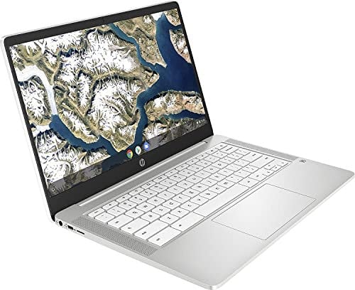 HP Chromebook 14a-na0503na 14 Intel Celeron N4020, 4GB RAM, 64GB eMMC White