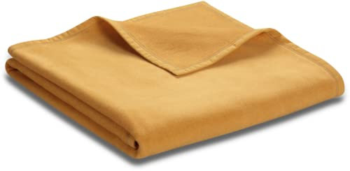 biederlack Wohndecke Unicolour Baumwollmischung pergament Größe 100x150 cm