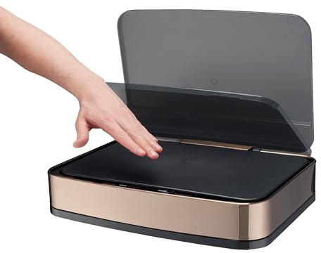 Cooks Professional Replacement Sensor Lid for 75L Recycling Bin | LID ONLY | Battery Powered | Black/Copper