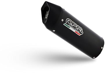 GPR Auspuff kompatibel mit Honda Forza 750 2021-2023, Furore Evo4 Schwarz, Auspuff zugelassen, Schalldämpfer mit abnehmbarem DB-Killer und spezifischem Anschluss
