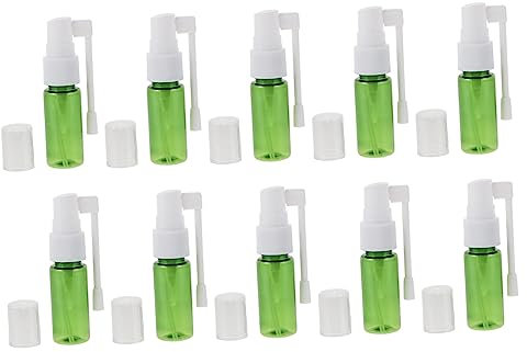 DOITOOL 10Er Set 15 Ml Feiner Nebel Sprühflasche Nachfüllbar Mit Langer Nase Pp Kunststoff Für Kosmetik Und Reisen
