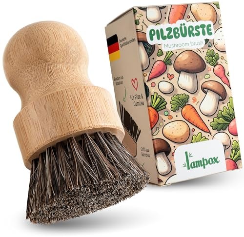 lampox Brosse à champignons, à légumes, pour nettoyer les champignons et les légumes