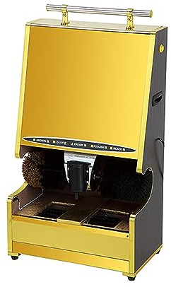KJZQXYX Automatische Schuhputzmaschine, elektrische Schuhputzmaschine für den Haushalt, elektrische Schuhputzmaschine, kommerzielle Schuhputzmaschine aus Edelstahl (A)