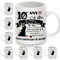 10 ans à être Monsieur Parfait et Madame Toujours Parfaite Mug anniversaire pour couples femmes hommes épouse mari Amis 10 ans de mariage cadeau 10ème anniversaire cadeau Tasse à café(10 ans)