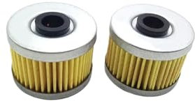 MFHgLKT Detergente per Filtro Olio per Moto Fuoristrada Compatibile con Parti e Accessori di Motocross KLX250 KLX300 CR6 VOGE 300R(2 PCS)