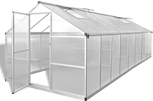 Muebles select-Invernadero Aluminio 481x250x195 cm 23,44 m