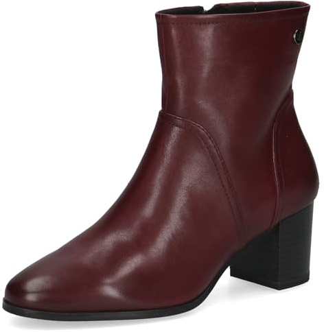CAPRICE Damen Stiefeletten aus Leder mit Blockabsatz