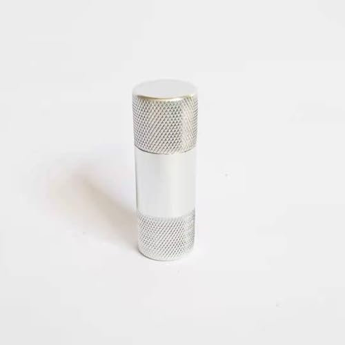 Shirene Pollenpresse,Aluminium Pollenpresse Kräutermühle Kompressor kleine Handpresse 6.1x2 cm Lippenstift Design(Silber)