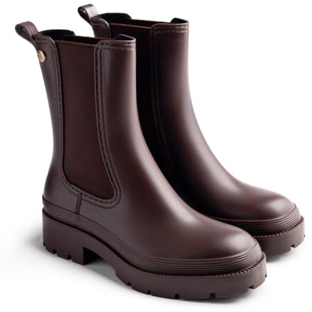 GIOSEPPO Bota De Agua Bilston Mujer Chocolate 37, Stivali in Gomma Donna, Marrone, EU