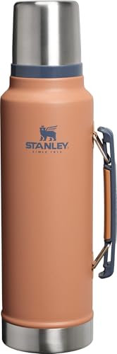 Stanley Classic Legendary - Botella al vacío de 1.5 cuartos de galón, boca ancha con tapa a prueba de fugas, mantiene las bebidas calientes o frías, plegable para viajes, termo aislado de acero