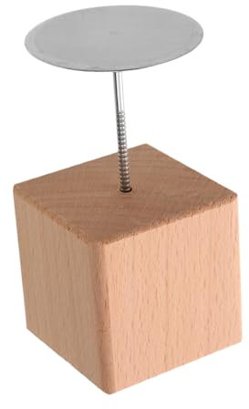 Alipis 1 Satz Dekorationswerkzeug Stifte Nagel UV Lampe Buttercreme Nagelanzeige Gestell tortenhalter kuchendekoration Tortenständer Backwerkzeug aus Holz Nagelständer hölzern