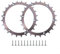 Honseadek Crampons pour robot tondeuse Bosch Indego XS 300 400 350 M700, conception de traction améliorée, montage facile, indestructible, résistant aux intempéries