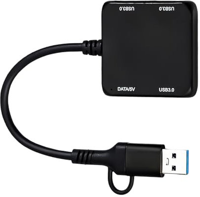 Rudiaoa Multiports Adaptateur USB C Hubs 3 Port USB3.0 + 1 Type C pour Ordinateur Portable Données L'appareil Mobile