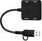 Rudiaoa Multiports Adaptateur USB C Hubs 3 Port USB3.0 + 1 Type C pour Ordinateur Portable Données L'appareil Mobile