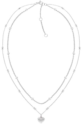 Tommy Hilfiger Jewelry Halskette mit Anhänger für Damen Kollektion aus Edelstahl - 2781009