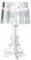 Kartell Bourgie Lampada da Tavolo, Dimmerabile E14, 40 W, Cristallo