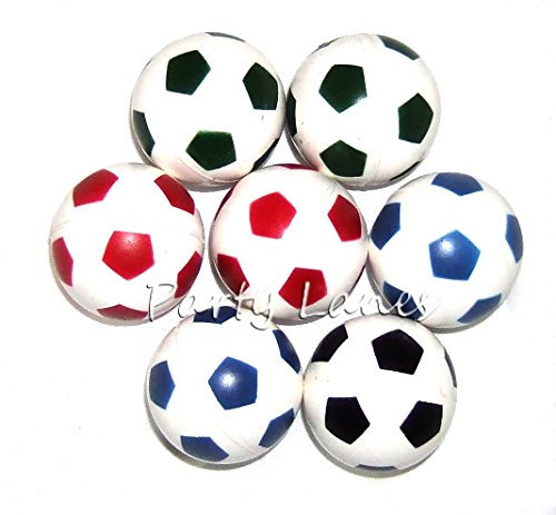 10 x Flummi-Fußbälle – Party-Tütenfüller für Jungen