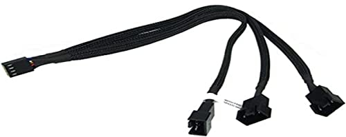 Phobya Cable 3 A 1 PWM 30 cm Negro 4PIN PWM A 3X4PIN PWM/TERMORRETRACTIL 81098
