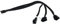 Phobya Cable 3 A 1 PWM 30 cm Negro 4PIN PWM A 3X4PIN PWM/TERMORRETRACTIL 81098