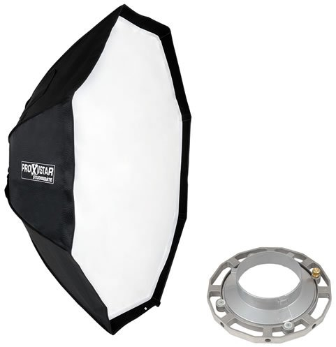 Octagon Softbox PRO 95 cm für proxistar B/C/D, erweiterbar mit Grid/Wabe