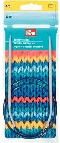 Prym 211266 Rundstricknadeln ALU 100 cm 4,00 mm grau