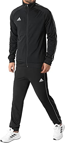 adidas Herren Polyesteranzug Core 18 Black/White M