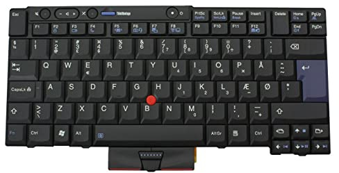 Lenovo 45 N2220 Tastatur Notebook-Ersatzteil – Komponente für Notebook/Notebook, Tastatur, IBM, schwarz, ThinkPad T410/T420, Dänisch