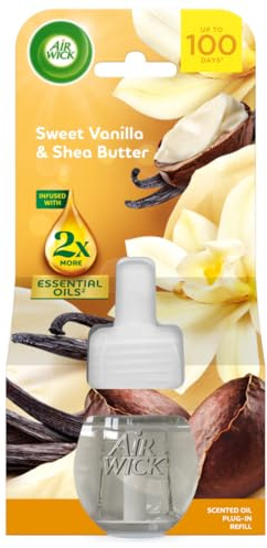 Air Wick Plug In Refill Air Freshener Sweet Vanilla & Shea Butter, 19ml