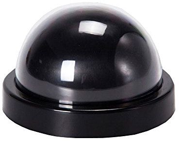 ELEAR™ 2 X schwarz Kuppel Outdoor Dummy Fake LED blinkt Überwachungskamera CCTV Überwachung Nachahmung Security Camera