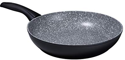 Aeternum, Black Pearl, Padella Antiaderente, Adatta a Induzione, Diametro 28 cm, Alluminio, Nera