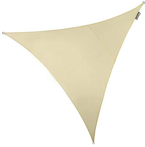 Kookaburra Waterproof Garden Sun Shade Sail Canopy in Ivory 98% UV Block (2m Triangle)
