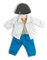 Miniland Set Puppenkleidung 40cm, Hose, T-Shirt, Hemd und Mütze