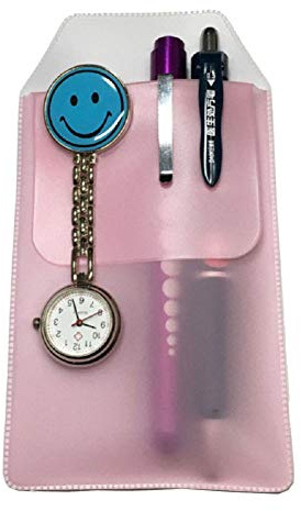FSSTUD 12 PCS Scrub Transparent Médecins Sac de Stylo Infirmiere Pochette Protecteur de Poche