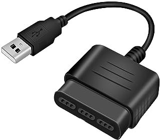 Finera USB 2.0 Games Controller Adapter Converter Cable, Compatible with PS1 PS2 Dual shock 2 Joypad Gamepad to PS3 PC Game
