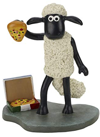 La Hacienda Aardman, Shaun das Schaf mit Pizza, Gartendekoration, gemischt