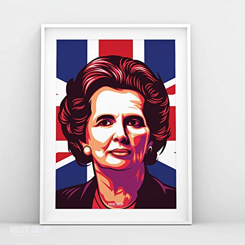 Iron Lady – Maggie Thatcher – A3 Druck von Rogues' Gallery