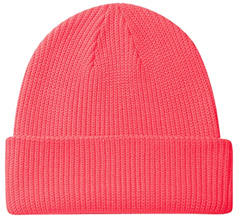 MaxNova Slouchy Beanie Mützen Winter Strickmützen Weiche Warme Skimütze Unisex, Neon-Orange, Einheitsgröße