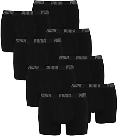 PUMA 8 er Pack Boxer Boxershorts Men Herren Unterhose Pant Unterwäsche, Farbe:230 - Black/Black, Bekleidungsgröße:XXL