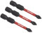 Sealey 3pc 50mm Phillips #1 Impact Power Tool Bit Set - AK8229