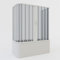 Box a 3 lati sopravasca in PVC a soffietto 70x170x70 cm H 150 mod. Tagete con apertura centrale